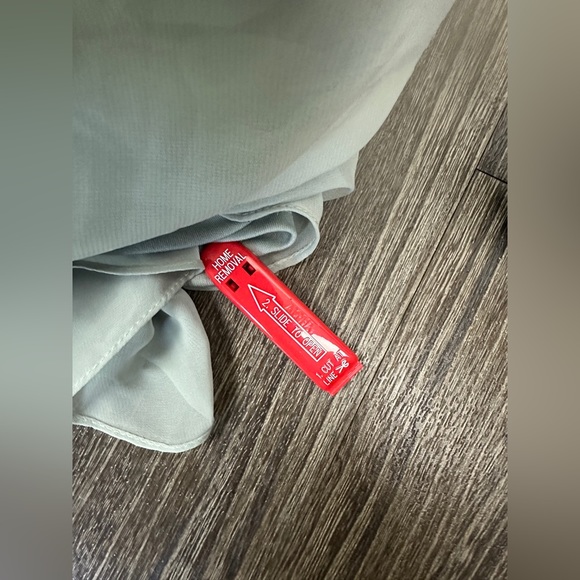 After Six Backless Halter Green Evening Gown Size 14R NWT - Picture 11 of 14